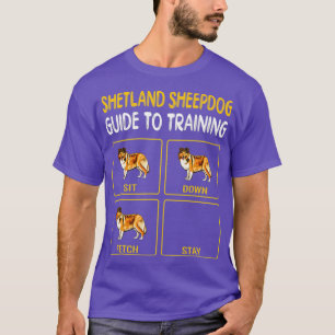 T-shirt Shetland Sheepdog Guide pour l'entraînement du ch