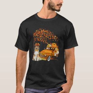 T-shirt Shetland Sheepdog Portant Casquette Automne Camion