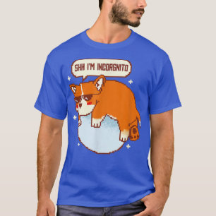 T-shirt Shh Im Incorgnito Corgi Chien Incognito Pet Pun Fu