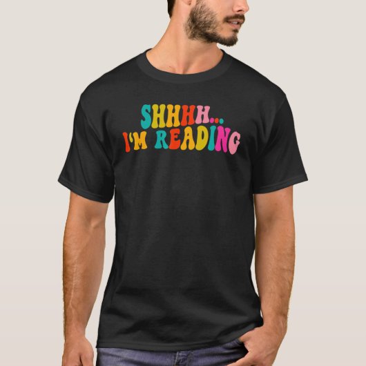 T-shirt Shhh je lis (Devant)
