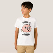 T-shirt Shhh je puise drôle Cerveau Fart Pun (Devant entier)