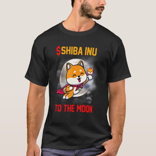 T-shirt Shib Acheter Shib Inu À La Monnaie De Mémo Lune M (Devant)