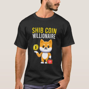 T-shirt Shiba Coin Le Millionaire Chargement Token Coin Sh