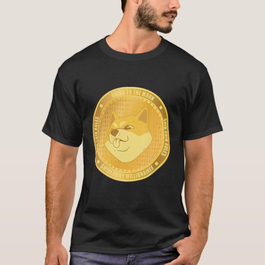 T-shirt Shiba Coin Millionaire Crypto HODL Shiba Inu Coin (Devant)