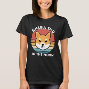 T-shirt Shiba Inu à la crypto lune