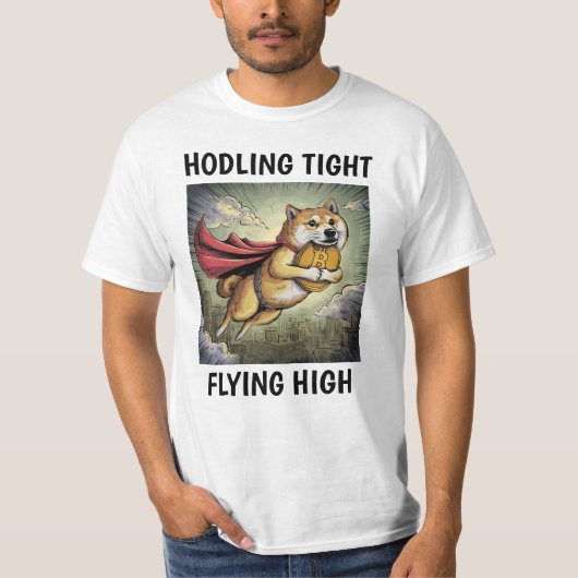 T-shirt Shiba Inu Chien blanc (Devant)