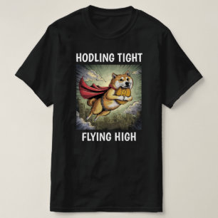 T-shirt Shiba Inu Chien noir