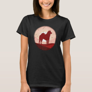 T-shirt Shiba Inu Chien Retro 8