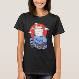 T-shirt Shiba Inu Chien Samurai Art japonais Harajuku Retr