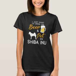 T-shirt Shiba Inu Dog Beer Owner Christmas Birthday