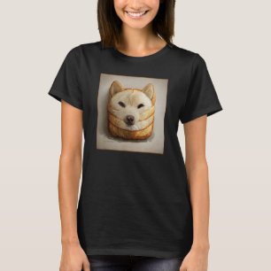 T-shirt Shiba Inu Doge Mème Pain Akita Inu Hokkai