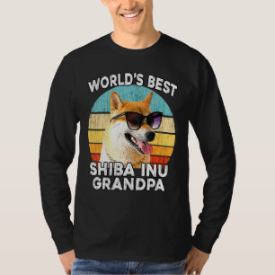 T-shirt Shiba Inu Grand-pa Mondes Meilleur Shiba Grand-Pap