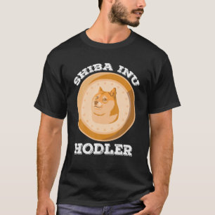 T-shirt Shiba Inu Hodler Crypto Token Coin Cryptomonnaie