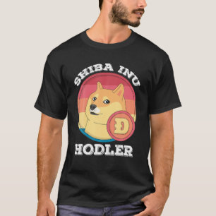 T-shirt Shiba Inu Hodler Crypto Token Coin Cryptomonnaie