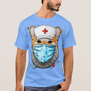 T-shirt Shiba Inu Nurse RN Funny ER Nurse School Graduat
