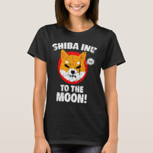 T-shirt Shiba Inu Shib HODL to Moon meme Crypto Crypto