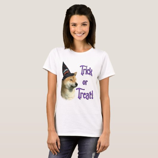 T-shirt Shiba Inu Trick (Devant entier)
