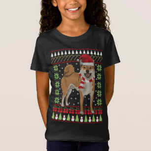 T-Shirt Shiba Inu Vilain Noël Drôle Amoureux des chiens de