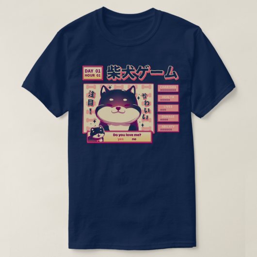 T-shirt Shiba Novel (Design devant)