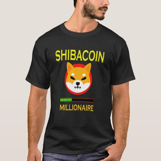 T-shirt Shibacoin Millionaire Chargement Shiba Inu Coin (Devant)