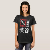 T-shirt Shibuya Tokyo Japon Souvenir Japonais Kanji Shibuy (Devant entier)