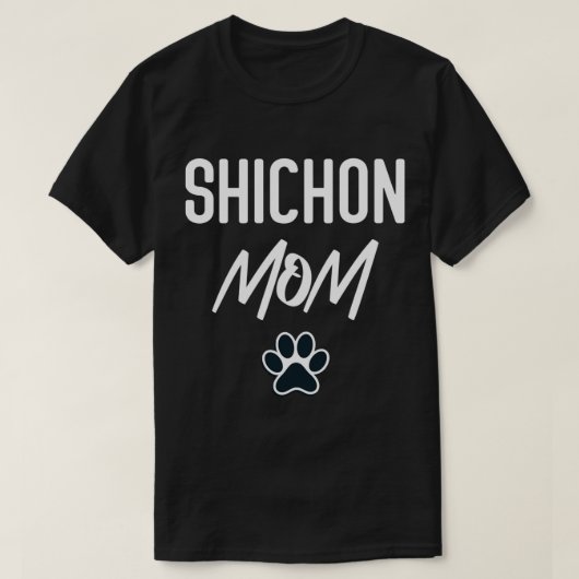 T-shirt Shichon Maman, beau cadeau pour maman (Design devant)