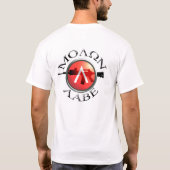 T-shirt Shield/AR-15 spartiate Molon Labe (Dos)