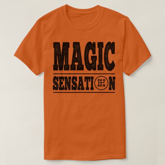 T-shirt Shift knob cadeau Magic sensations Pilote idées ca (Design devant)