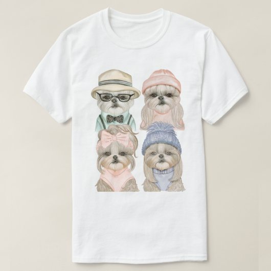 T-shirt Shih Tzu (Design devant)