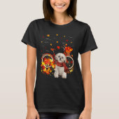T-shirt Shih Tzu Bike Automne Chien Leaf Automne Fun Autom (Devant)
