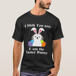 T-shirt Shih Tzu Bunny de Pâques