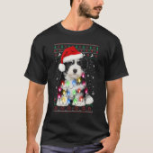 T-shirt Shih Tzu Christmas Sweater Tree Lights Shih Tzu Ch (Devant)