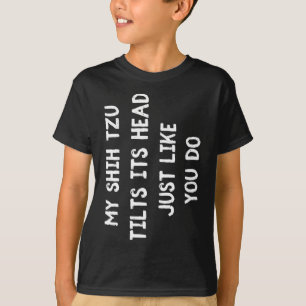 T-shirt Shih Tzu Funny Chien Amant Cadeau Femme mignonne H