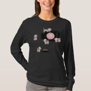 T-shirt Shih Tzu Happy Pills Chien Cute Chiot Propriétaire