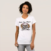 T-shirt Shih Tzu Maman Chemise, Mama Chien (Devant entier)