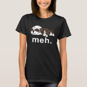 T-shirt Shih Tzu Meh Internet Mème Femmes Hommes Enfants