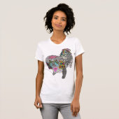 T-shirt Shih Tzu mignon et coloré (Devant entier)