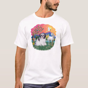 T-shirt Shih Tzu (noir et blanc #1)