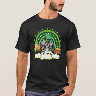 T-shirt Shih Tzu Shamrock drôle Jour de la Saint Patrick c