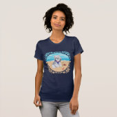 T-Shirt Shihtzu Marin (Devant entier)