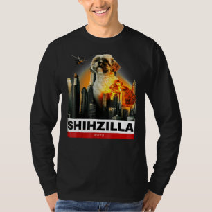 T-shirt Shihzilla Shih Tzu T Pour L'Halloween Du Chien