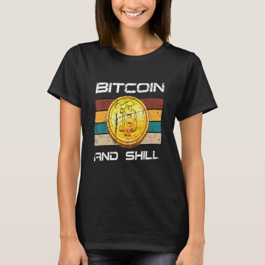 T-shirt Shilling Bitcoin Cryptocurrency Investor Miner And (Devant)
