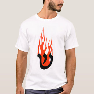 T-shirt Shin avec des flammes