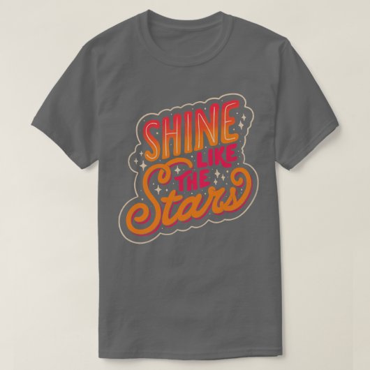 T-shirt Shine Like The Stars de Tobe Fonseca (Design devant)