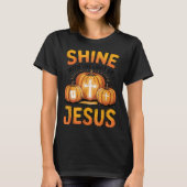 T-shirt Shine With The Light Of Jesus Halloween Christian (Devant)