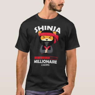 T-shirt Shinja Millionaire Chargement Crypto Blockchain Ch