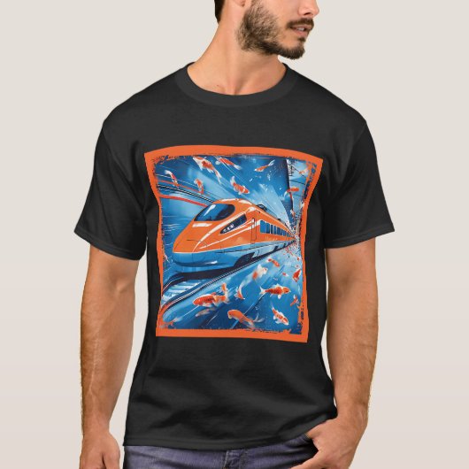 T-shirt Shinkansen Streamline (Devant)