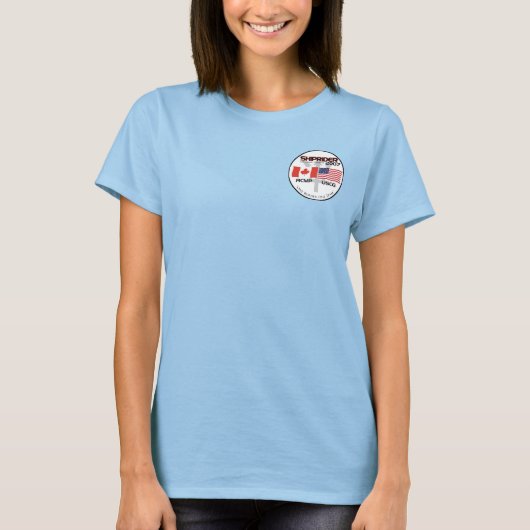 T-shirt Shiprider Girls Ringer (Devant)