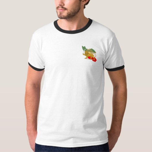 T-shirt Shir o Khorshid - Le Lion et le Soleil - Perse (Devant)