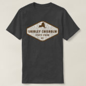 T-shirt Shirley Chisholm State Park New York Tree Log Text (Design devant)